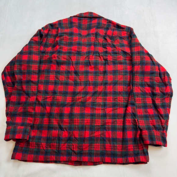 VTG Pendleton 100% Virgin Wool Men's Lg Macduff Tartan Plaid Locker Loop USA EUC - Picture 7 of 8